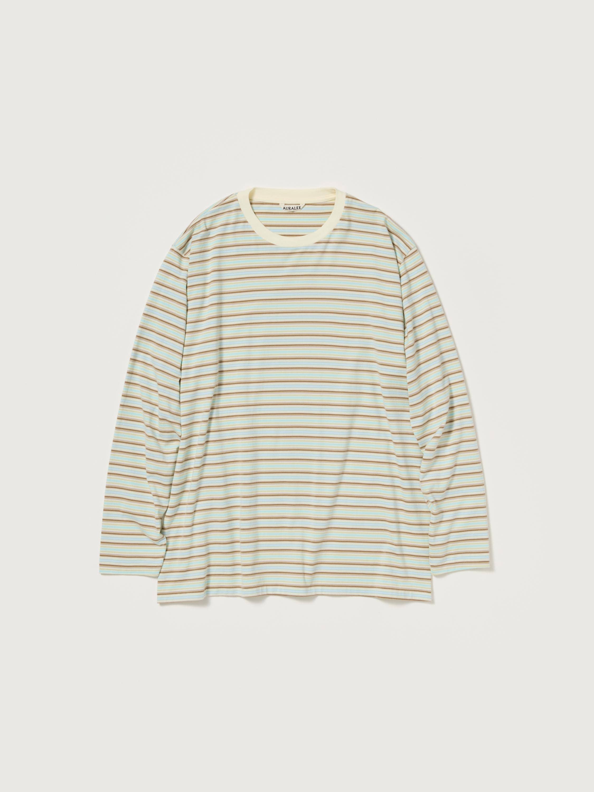 GRADIENT STRIPE JERSEY L/S TEE