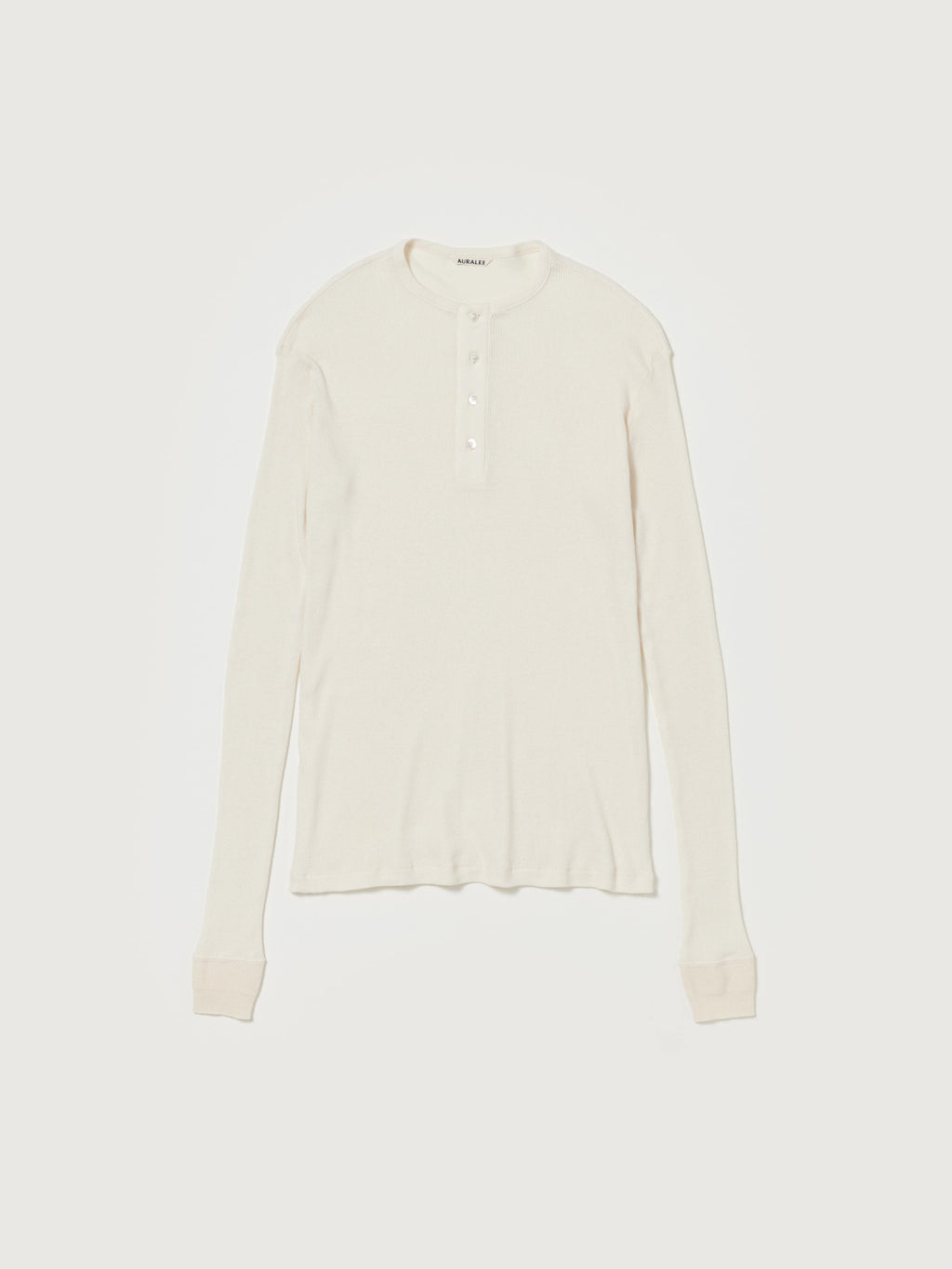ORGANIC SOFT RIB HENLEY NECK P/O