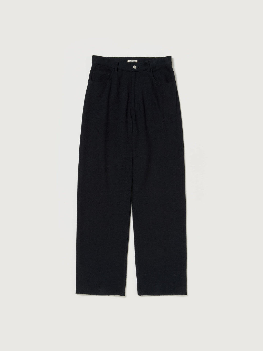 SILK NEP DENIM 5P WIDE PANTS