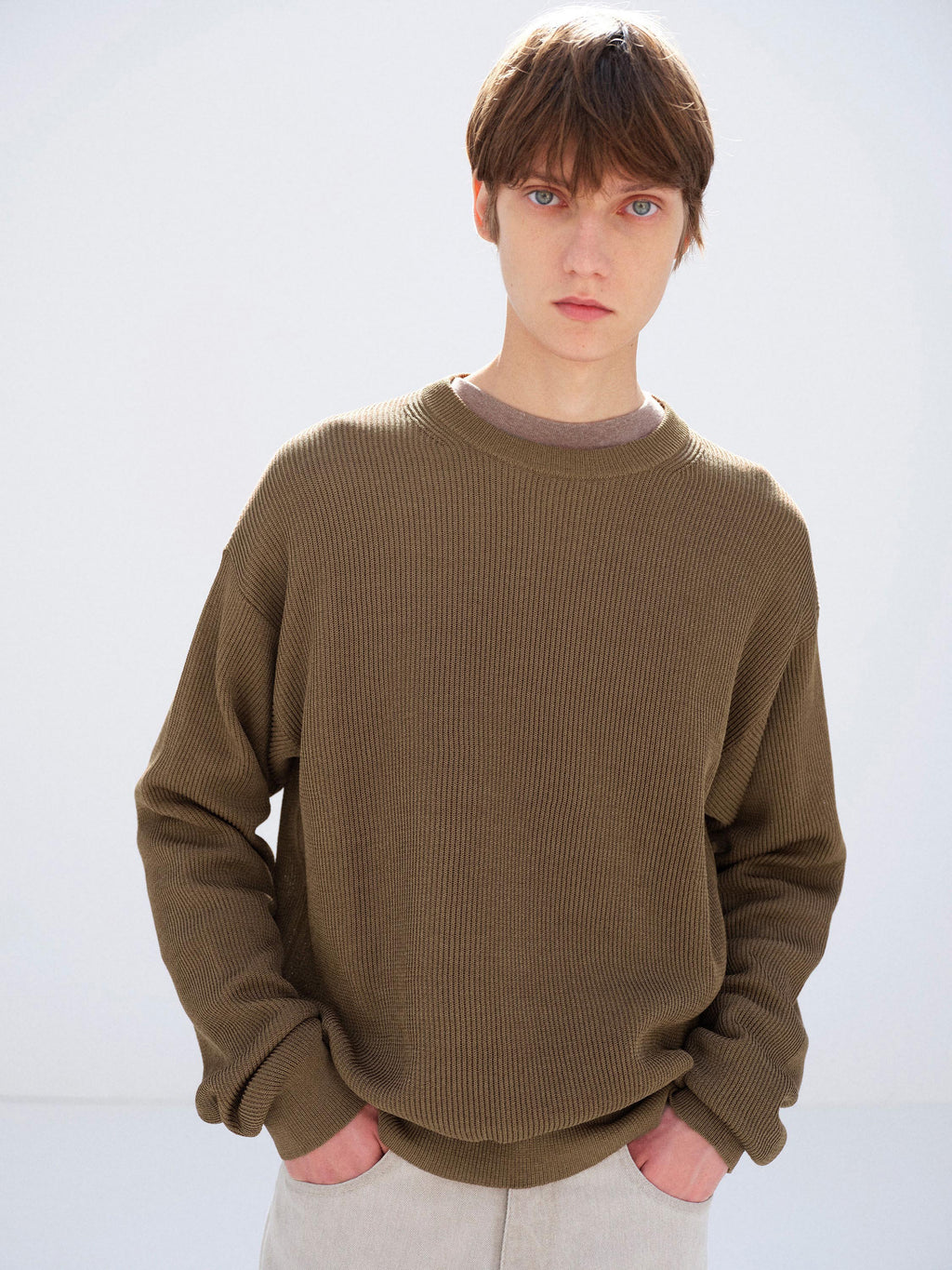 FLAT YARN RIB KNIT P/O