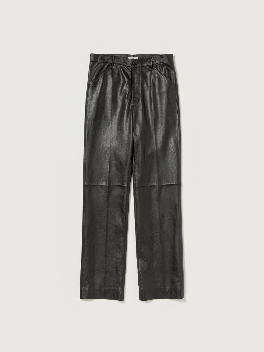 TEXTURED LAMB LEATHER PANTS
