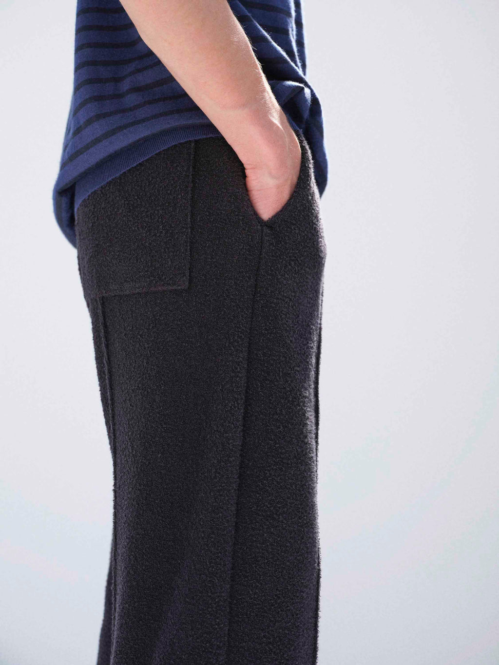 COTTON NYLON PILE PANTS