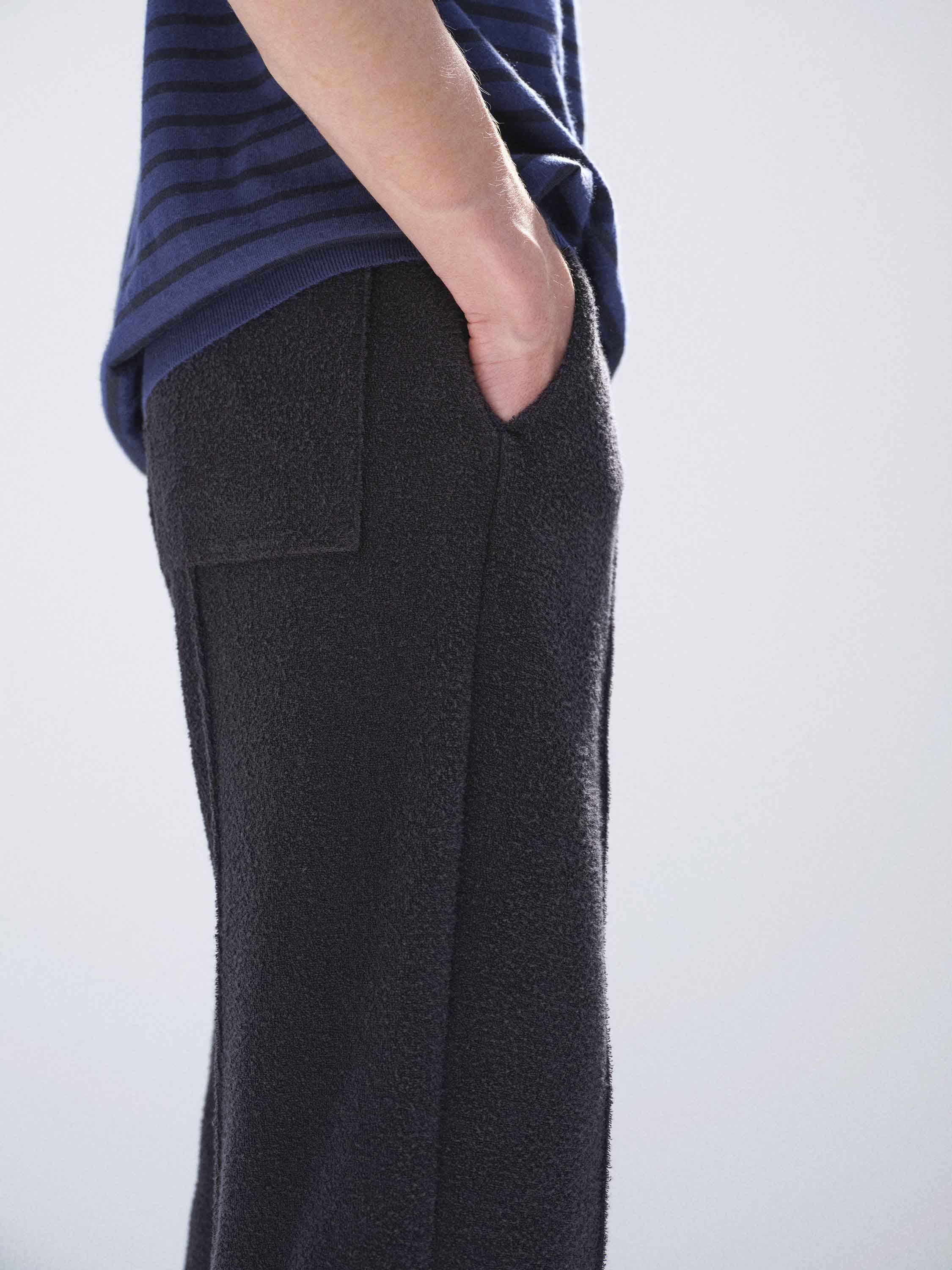 COTTON NYLON PILE PANTS