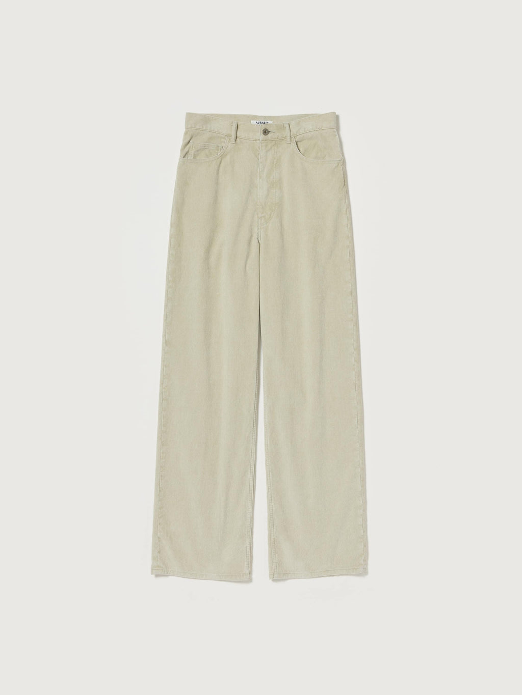 GARMENT-DYED FINX CORDUROY 5P WIDE PANTS
