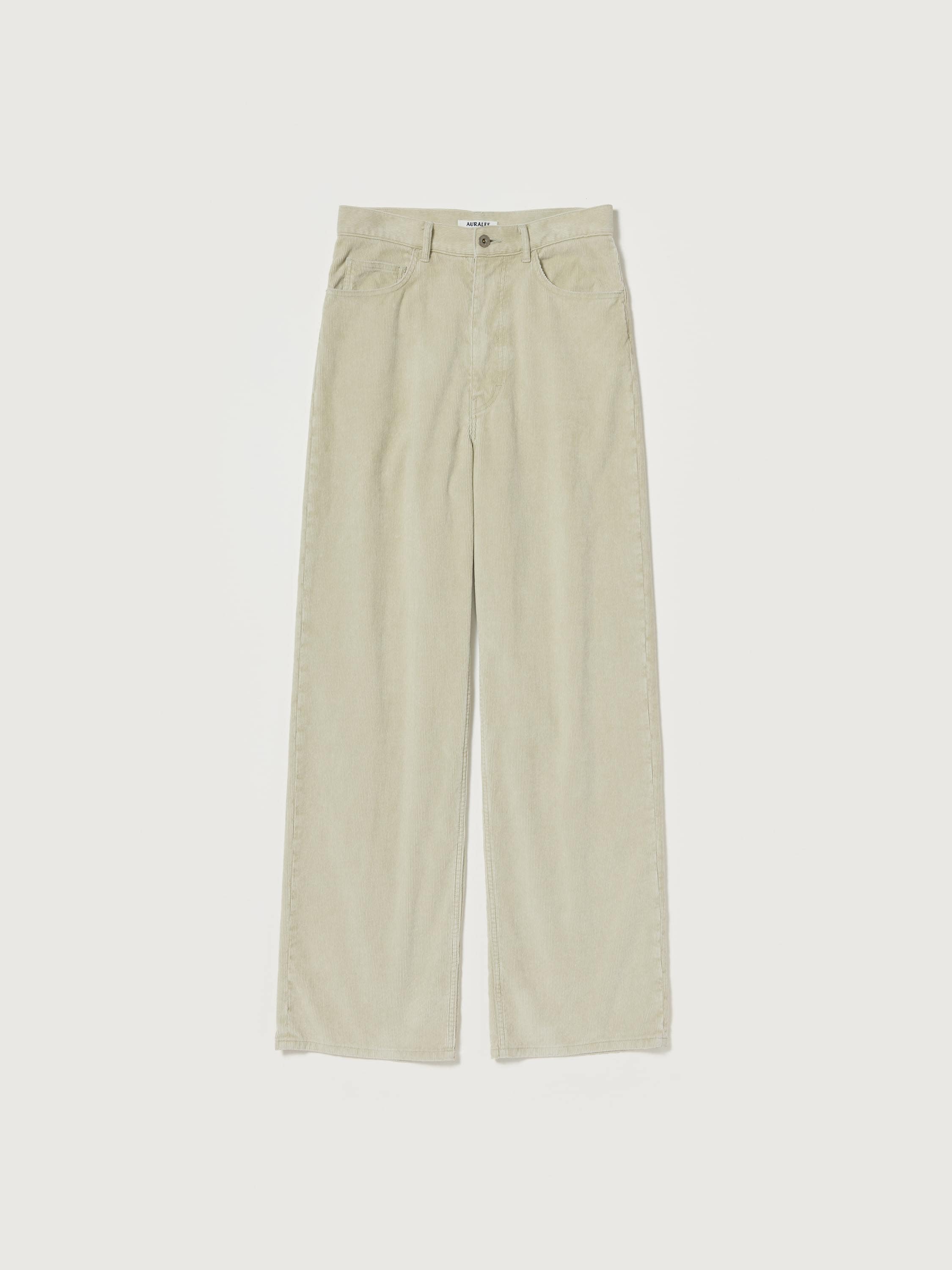 GARMENT-DYED FINX CORDUROY 5P WIDE PANTS