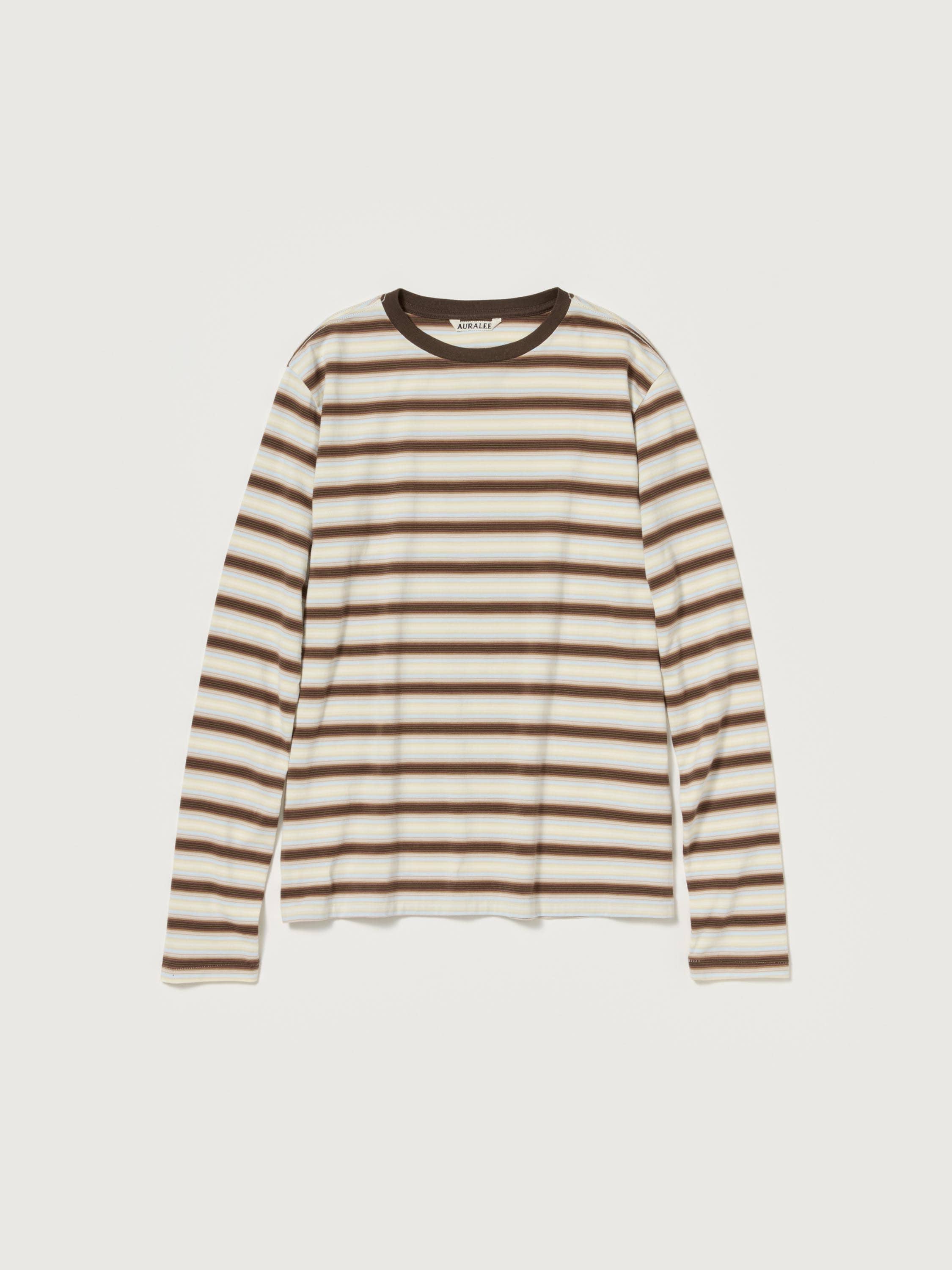 GRADIENT STRIPE JERSEY L/S TEE