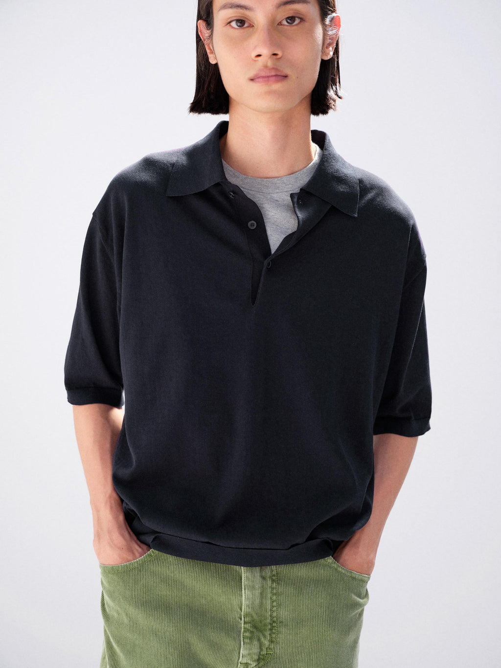 GIZA HIGH GAUGE KNIT POLO