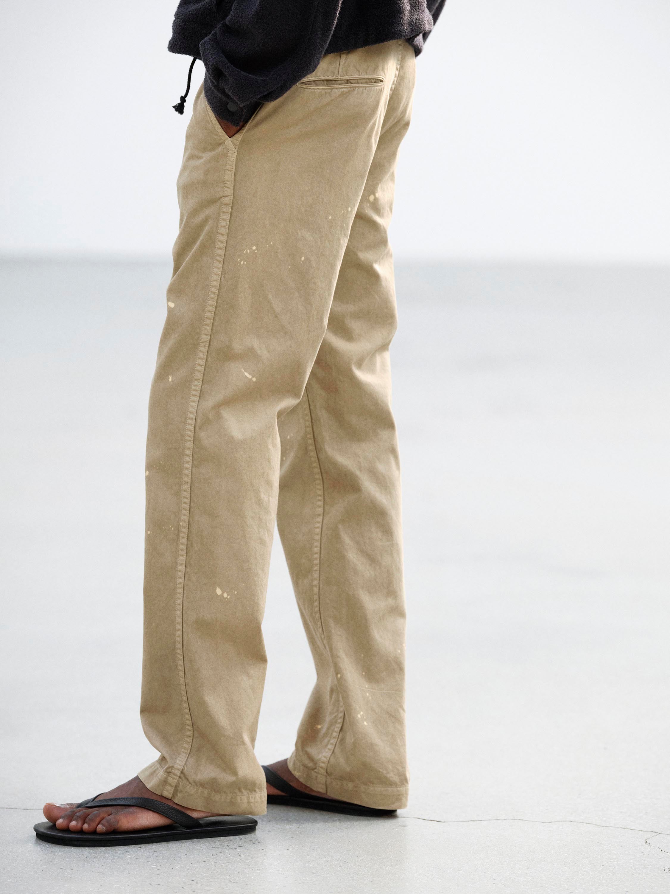 GARMENT-DYED FINX LIGHT CHINO PANTS