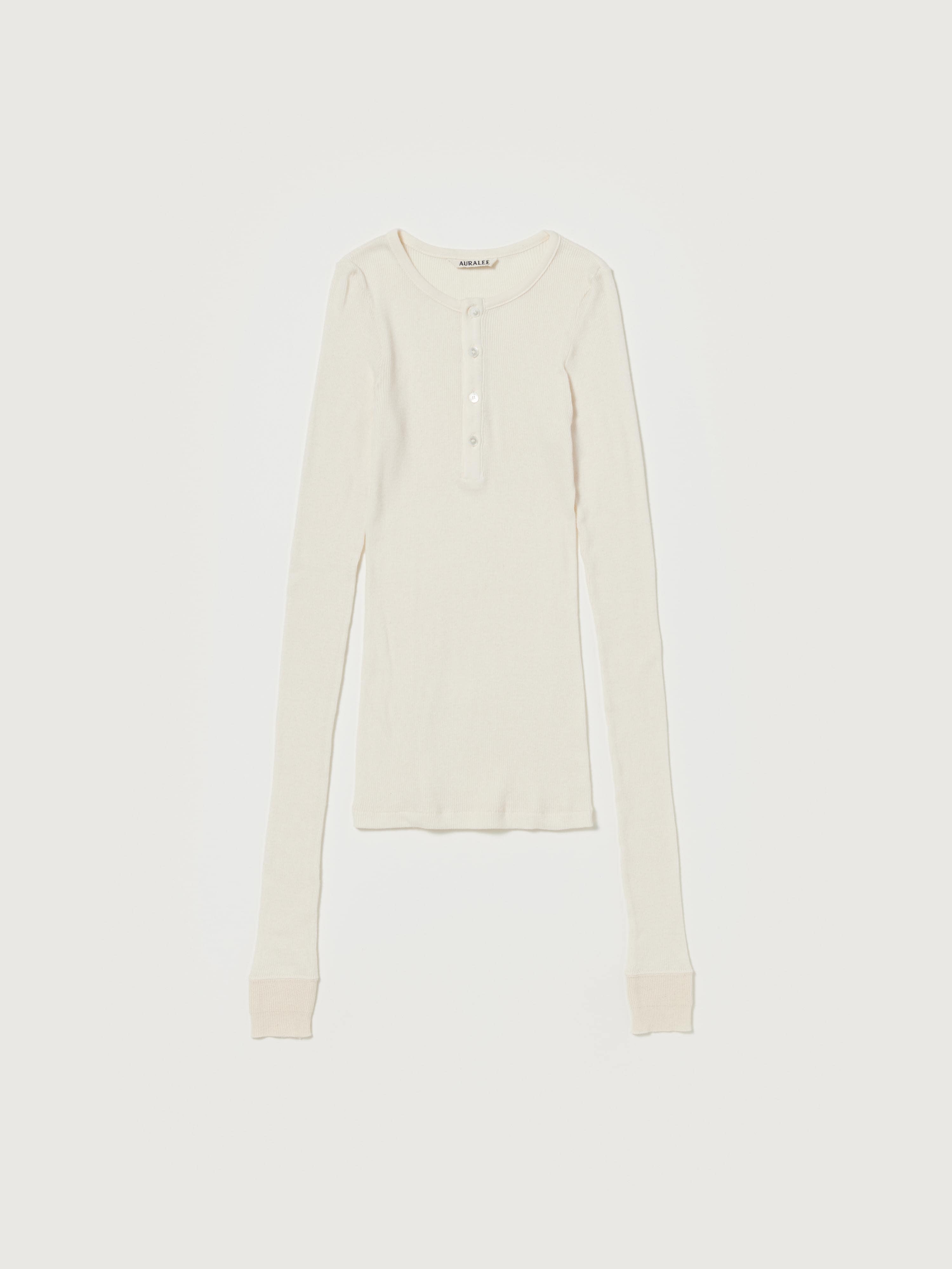ORGANIC SOFT RIB HENLEY NECK P/O