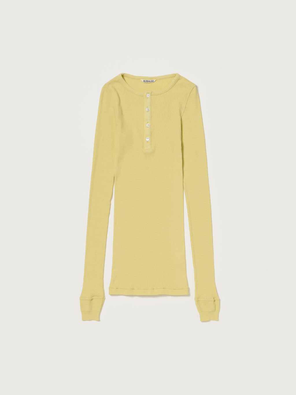 ORGANIC SOFT RIB HENLEY NECK P/O