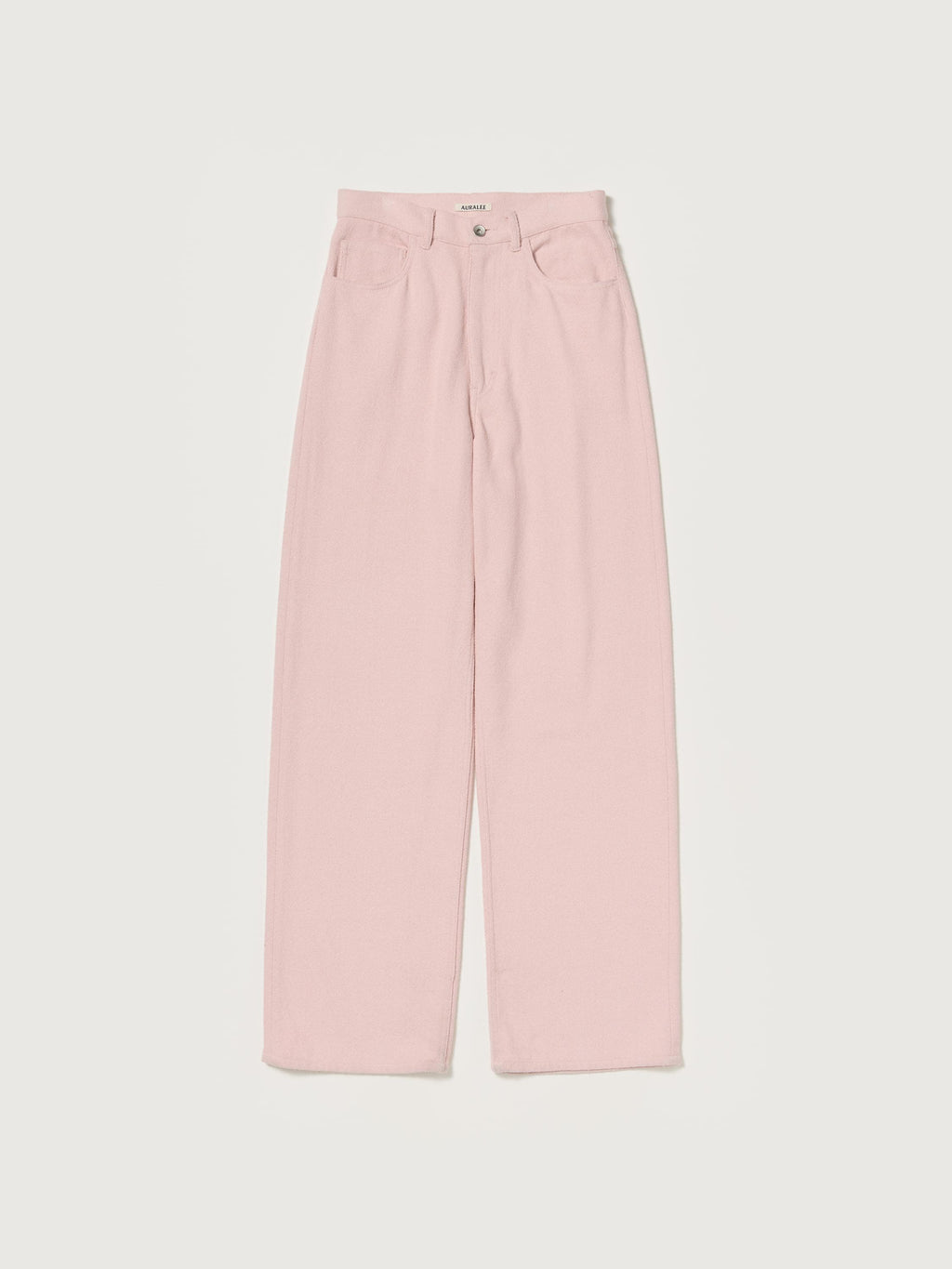 SILK NEP DENIM 5P WIDE PANTS