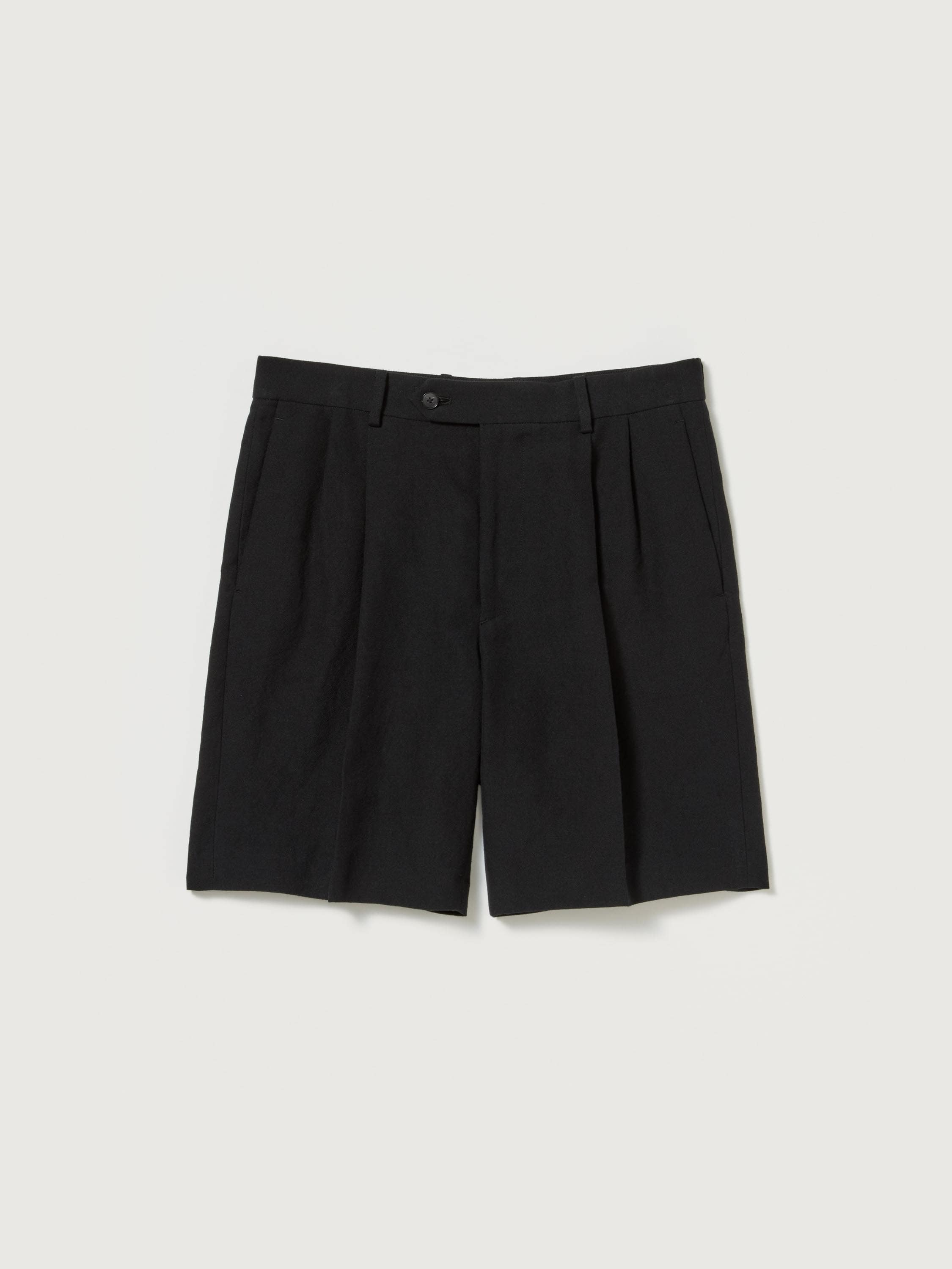 WOOL COTTON LINEN OX SHORTS