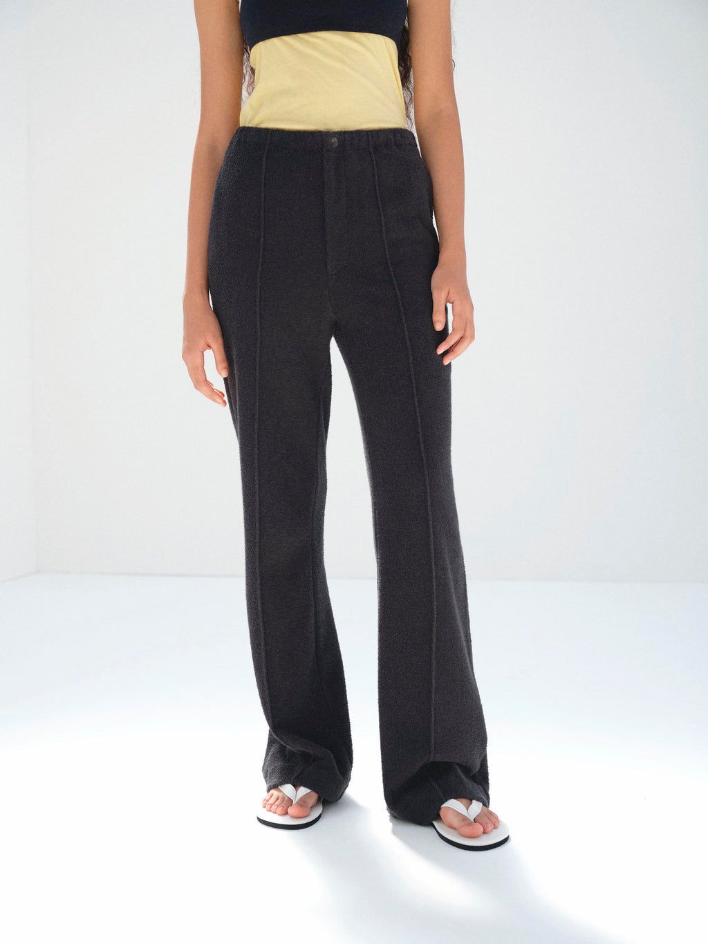 COTTON NYLON PILE PANTS