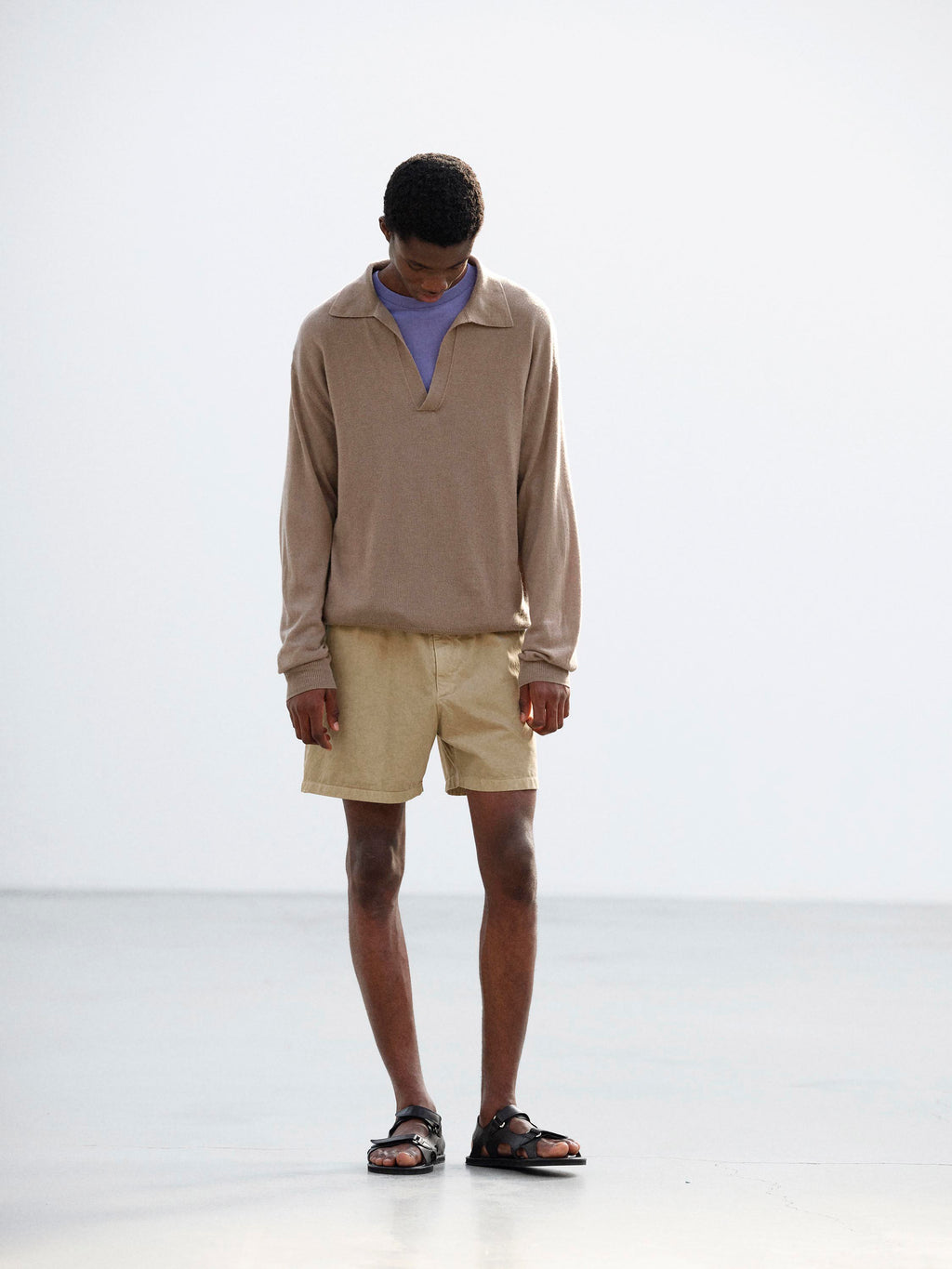 GARMENT-DYED FINX LIGHT CHINO SHORTS