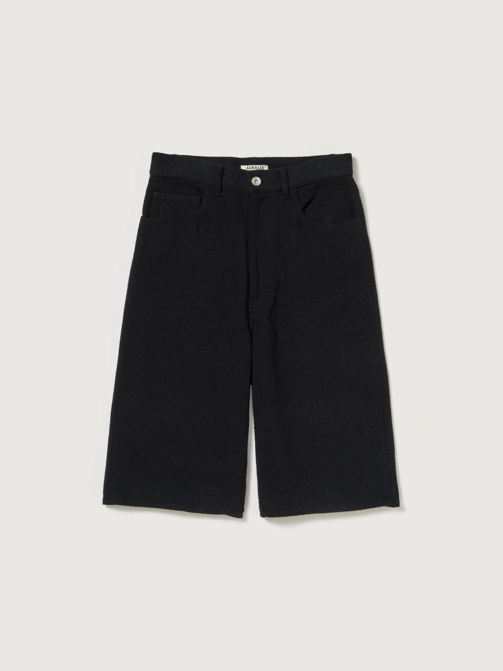 SILK NEP DENIM 5P WIDE SHORTS