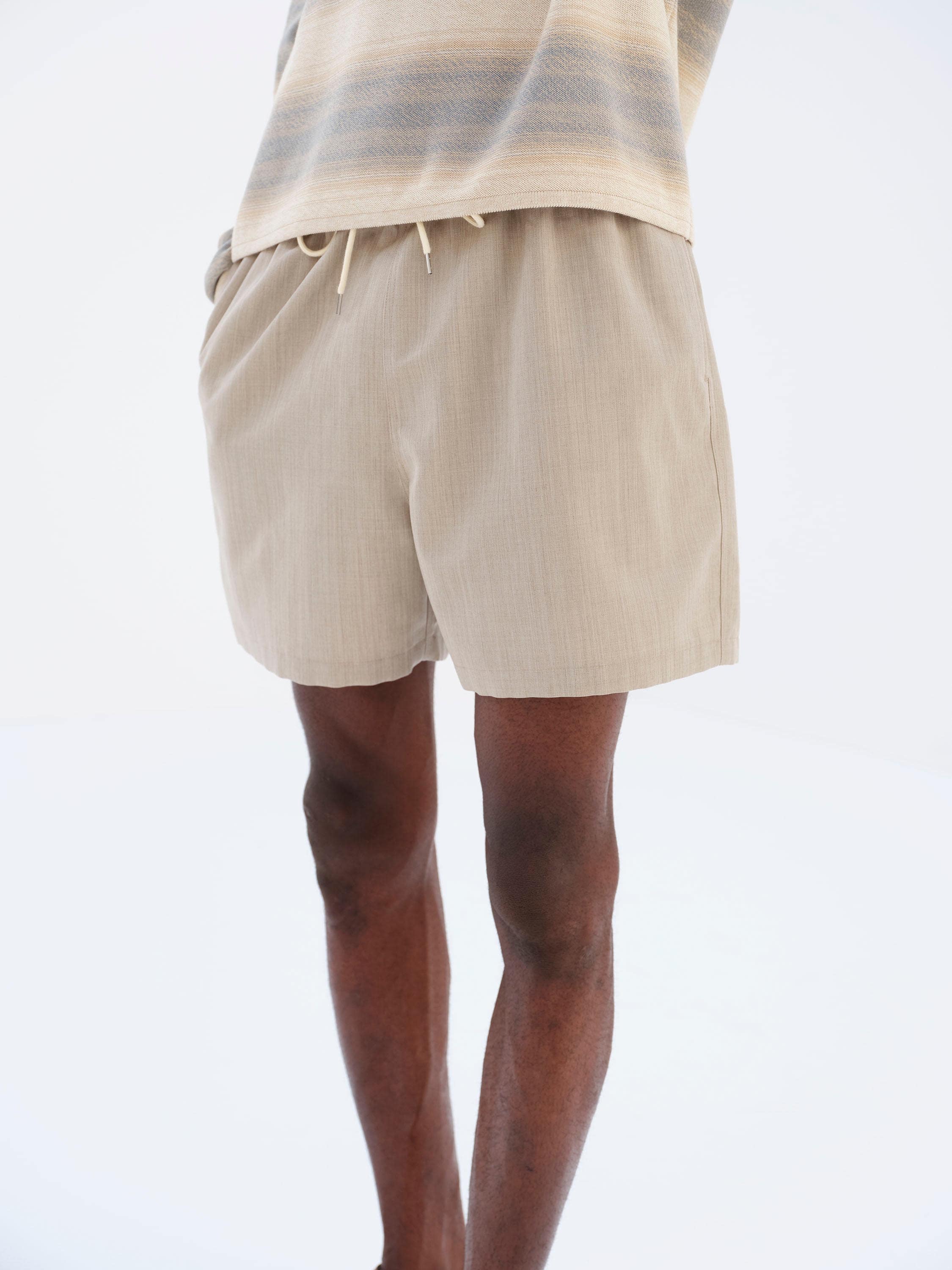 WOOL MAX CANVAS SHORTS
