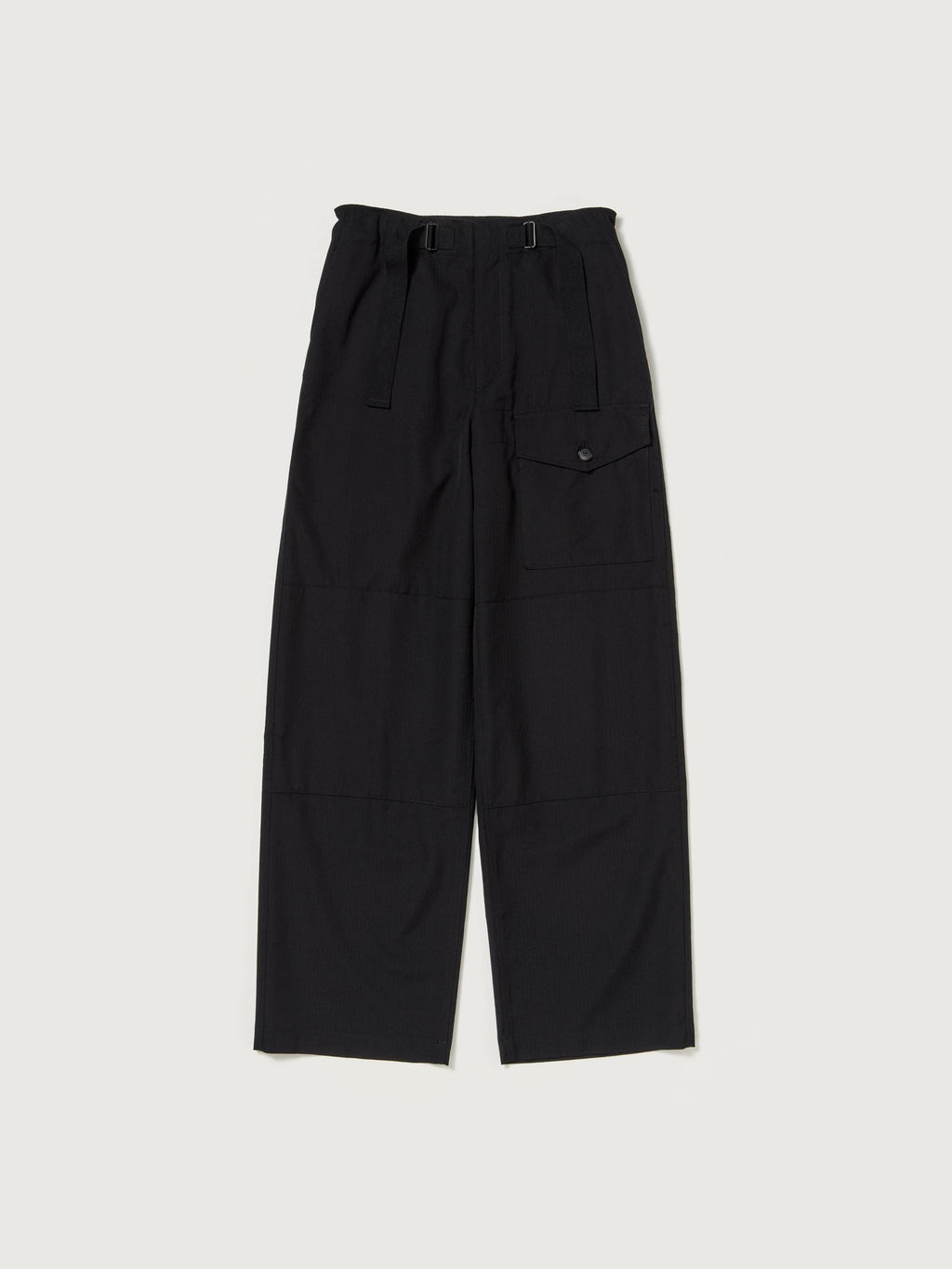 WOOL HERRINGBONE CARGO PANTS