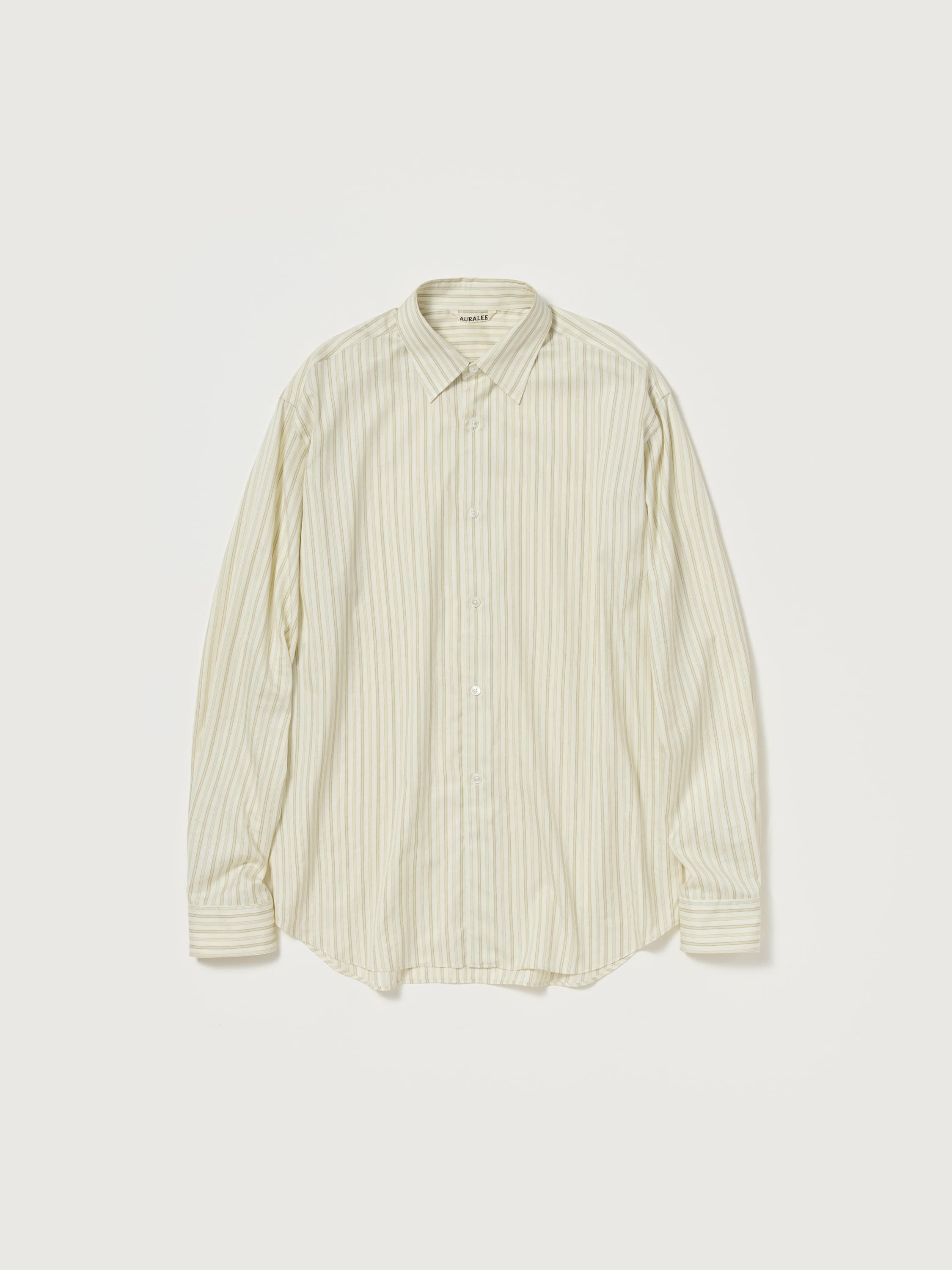 COTTON SILK STRIPE SHIRT