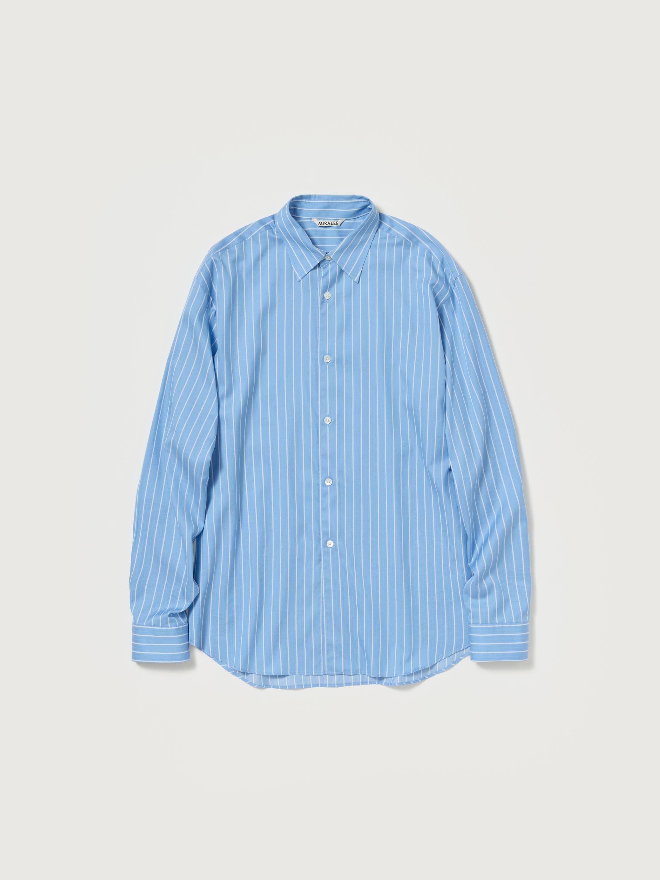 COTTON SILK STRIPE SHIRT