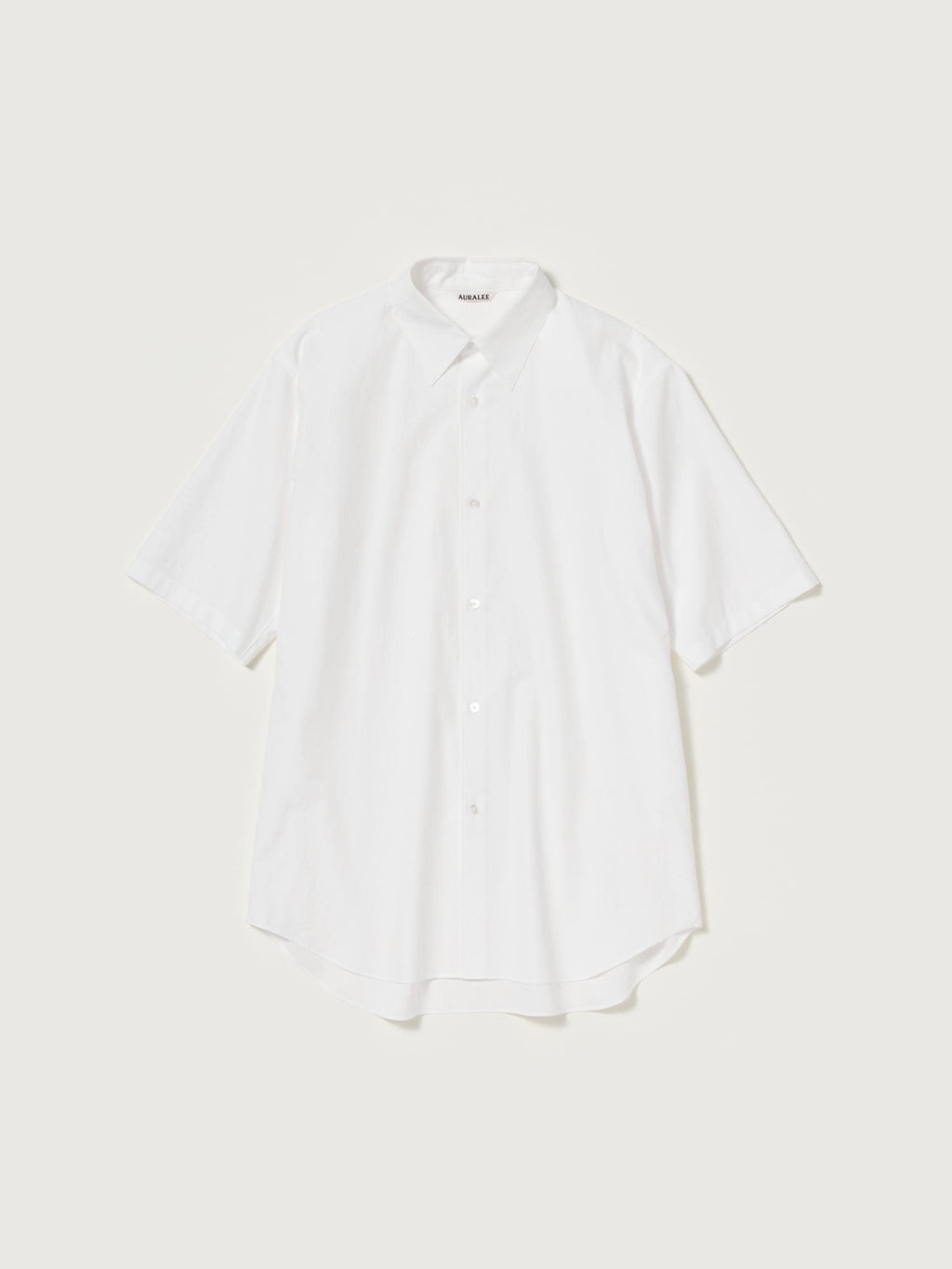 WASHED FINX TWILL HALF SLEEVED SHIRT