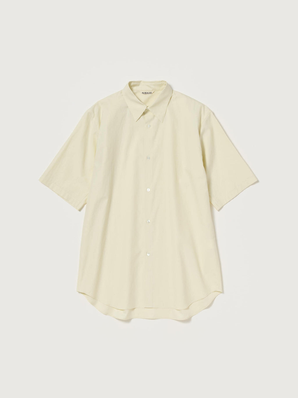 WASHED FINX TWILL HALF SLEEVED SHIRT