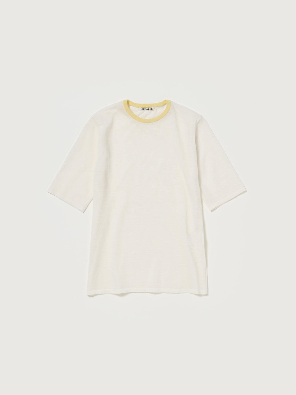 HARD TWIST HIGH GAUGE WOOL SILK KNIT TEE