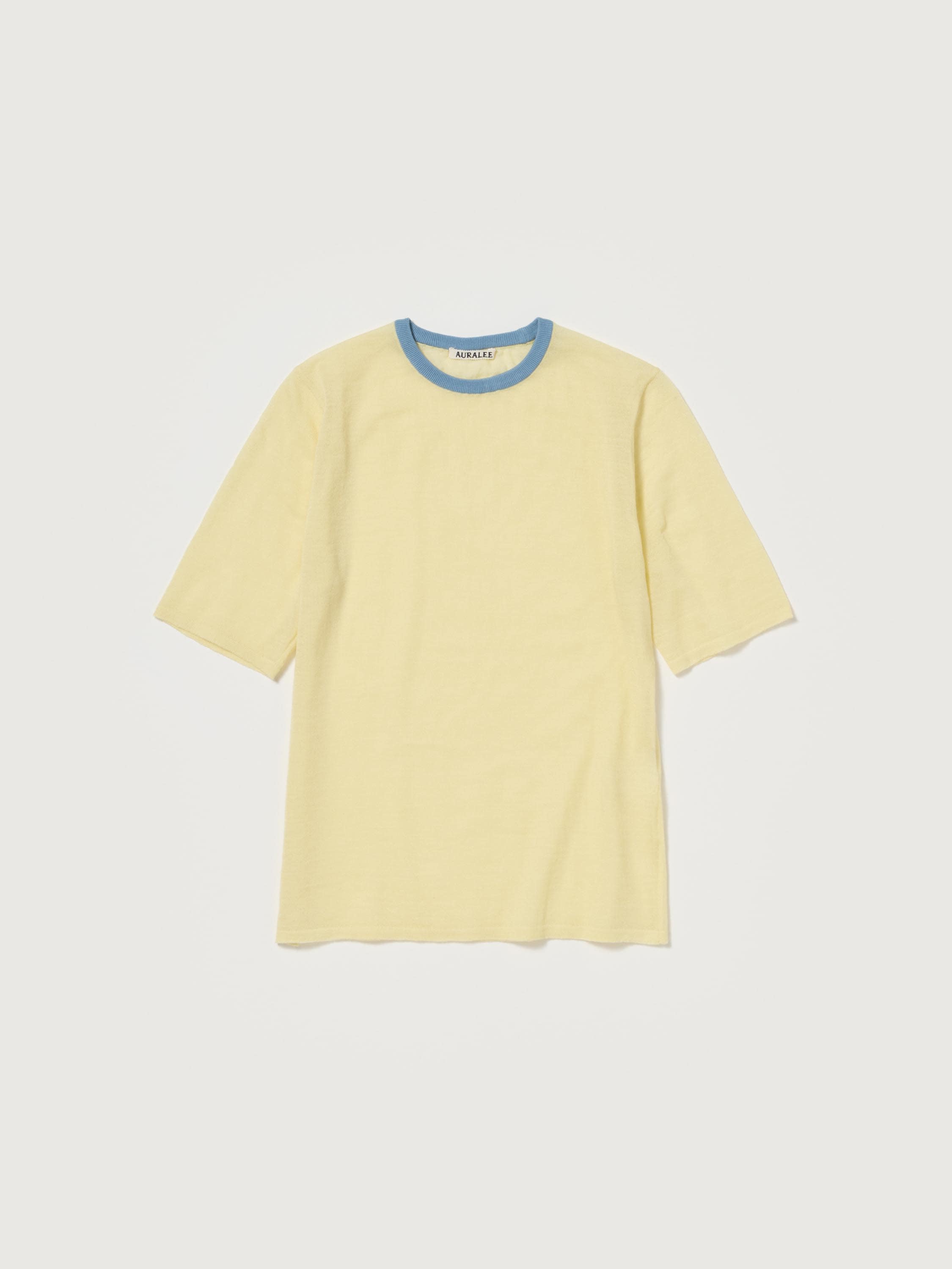 HARD TWIST HIGH GAUGE WOOL SILK KNIT TEE