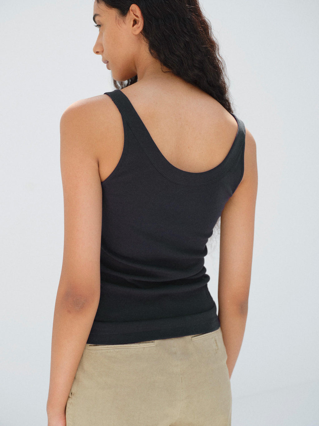 ORGANIC COTTON FINE RIB TANK