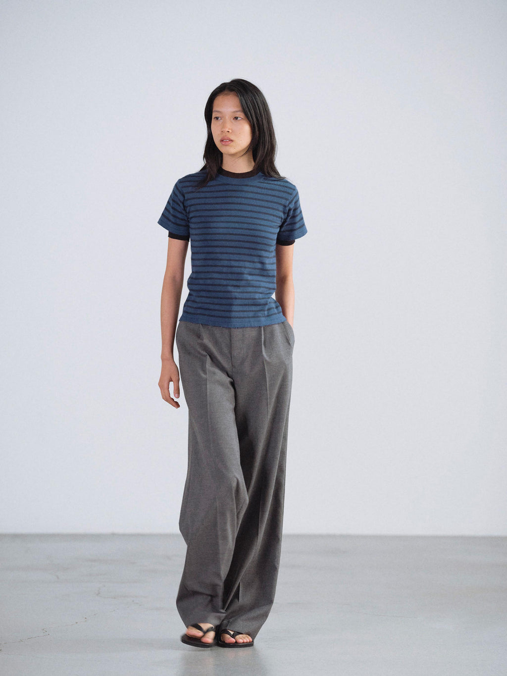 HIGH GAUGE COTTON KNIT TEE