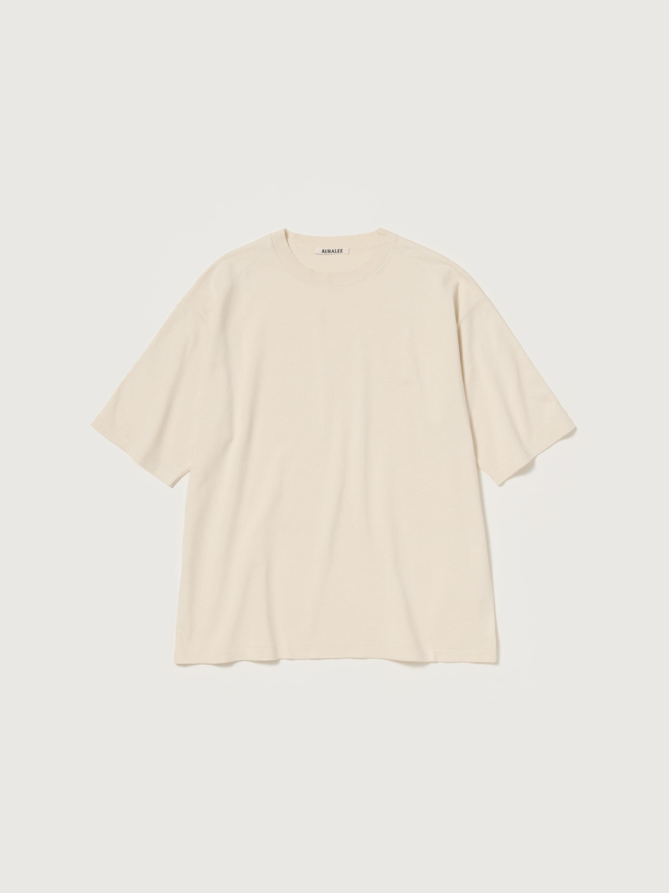 HIGH GAUGE TUSSAH SILK KNIT TEE