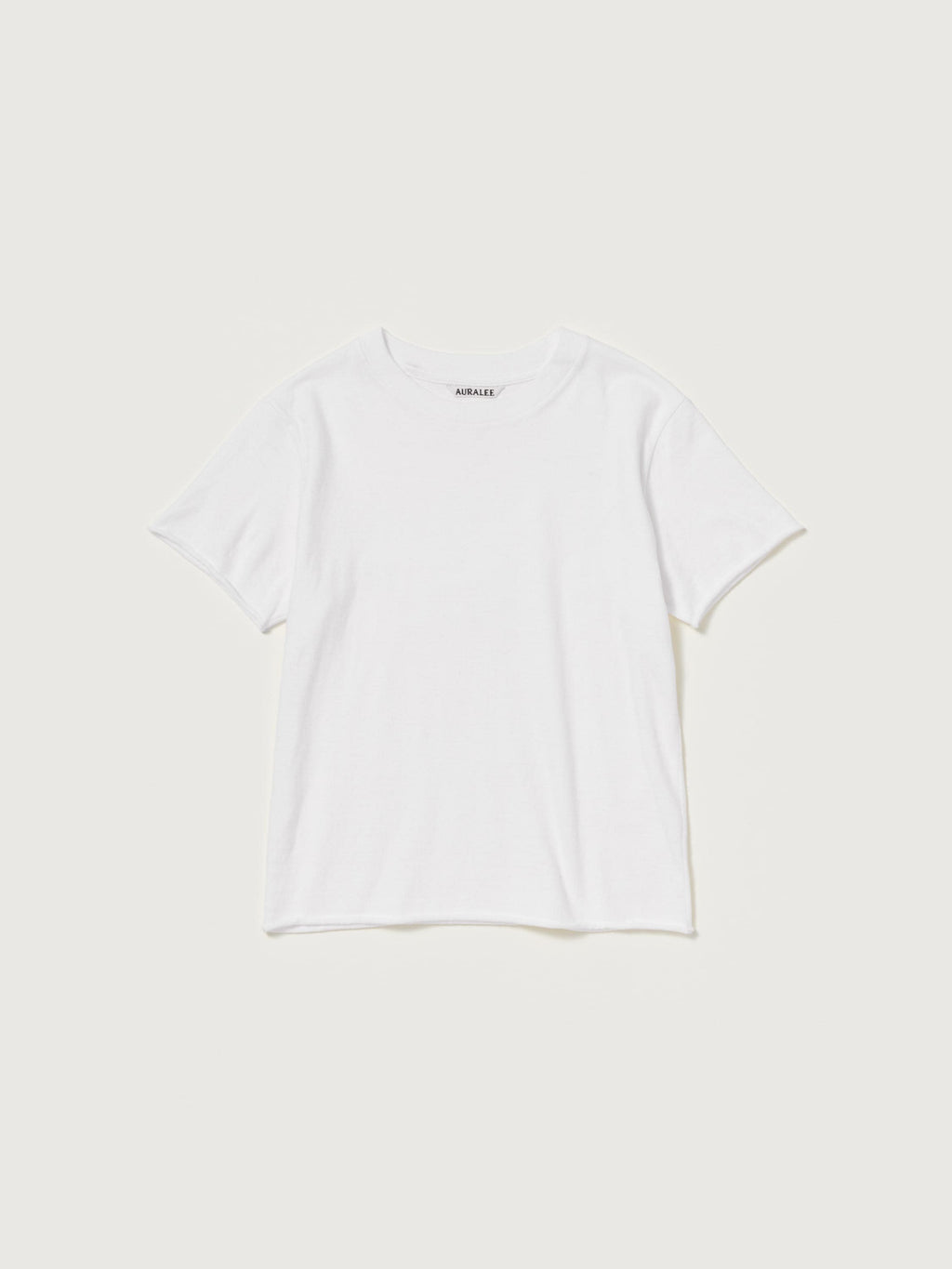 BRUSHED ORGANIC COTTON JERSEY TEE