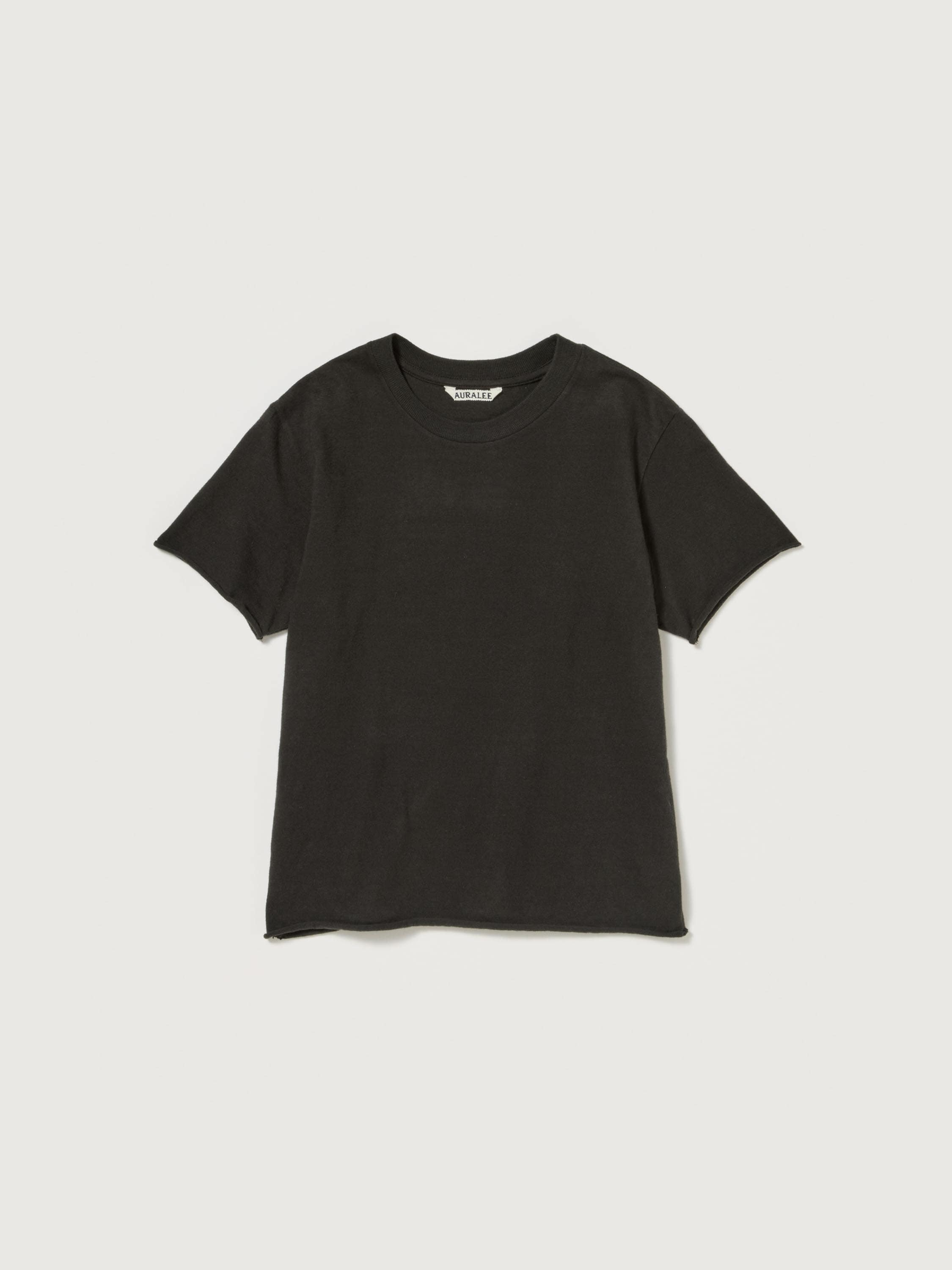 BRUSHED ORGANIC COTTON JERSEY TEE