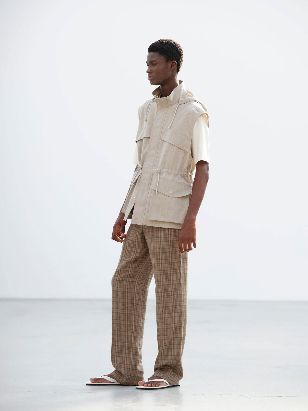 WOOL MAX CANVAS OVER VEST