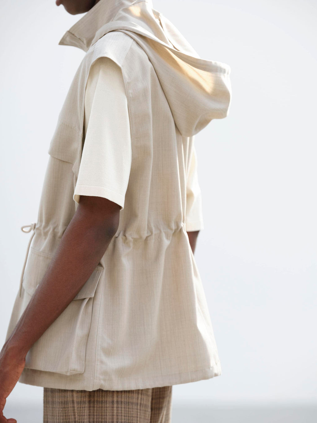 WOOL MAX CANVAS OVER VEST