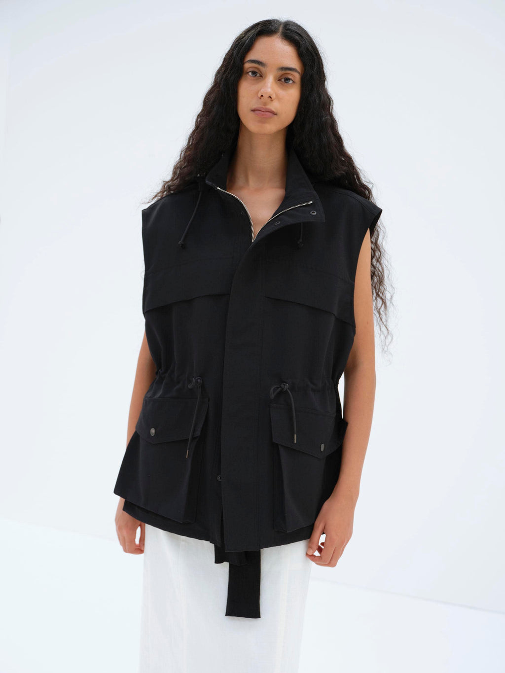 WOOL MAX CANVAS OVER VEST