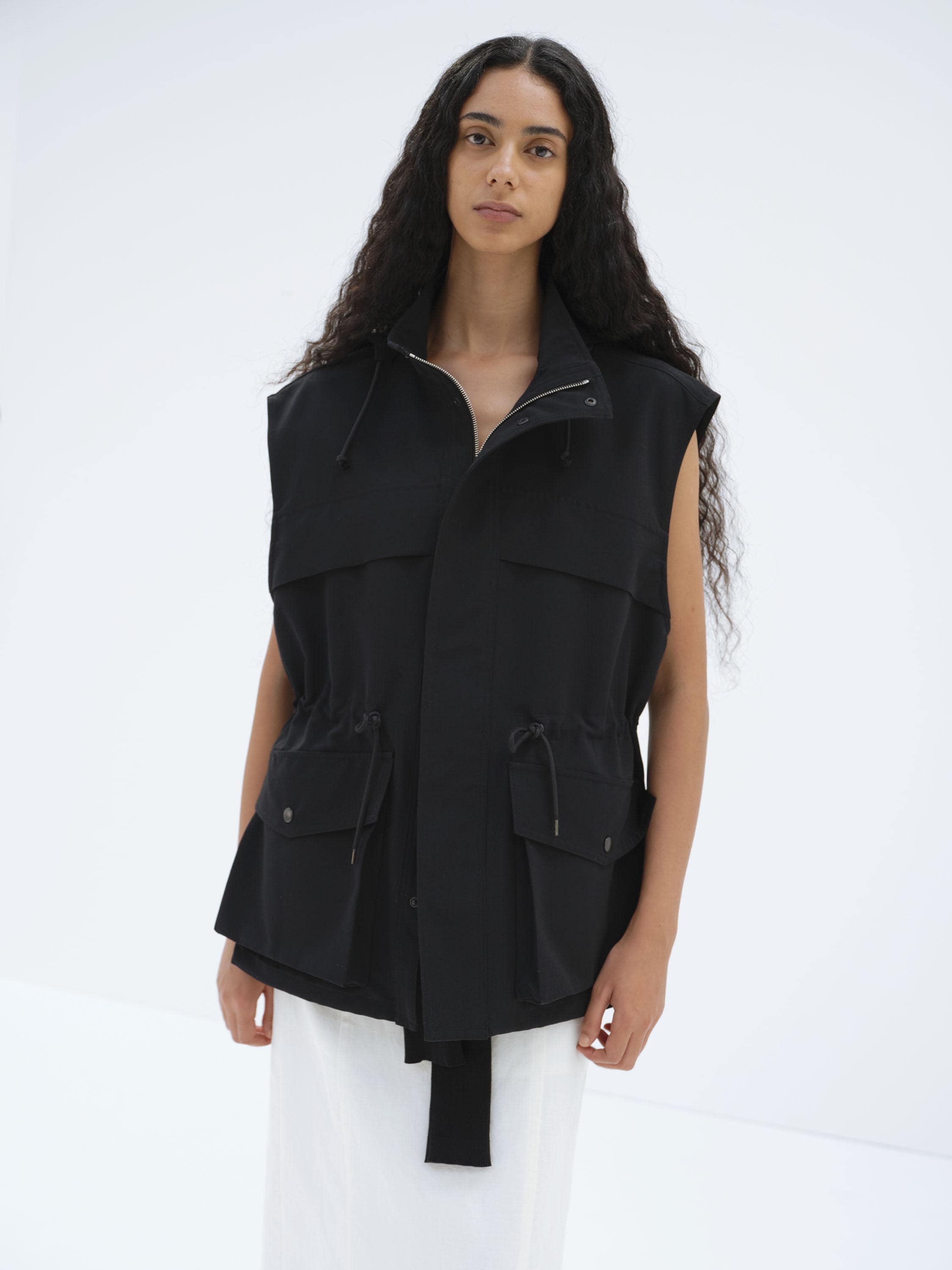 WOOL MAX CANVAS OVER VEST