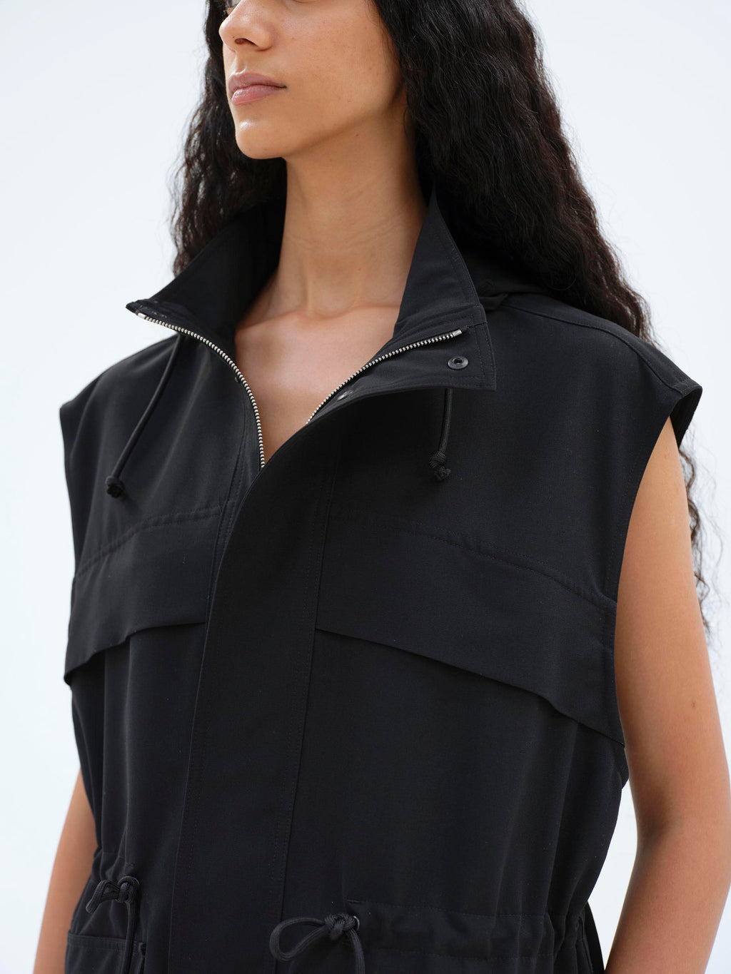 WOOL MAX CANVAS OVER VEST